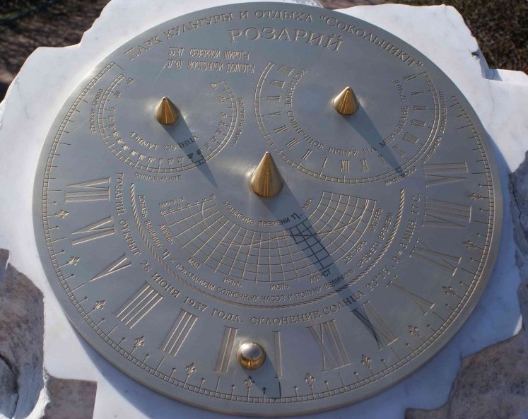 hodiny v parku Sokolniky
